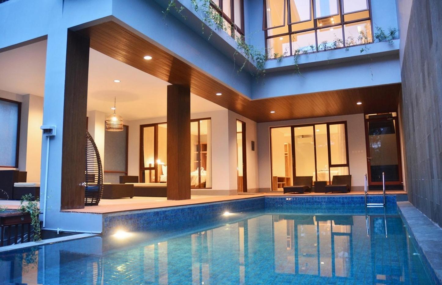 Asmaya Hill View Villa 7 Bedrooms With A Private Swimming Pool Bandung Exterior photo